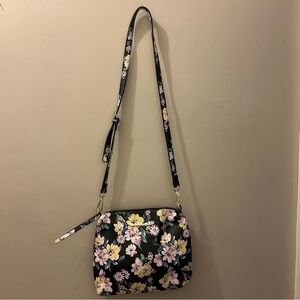 Steve Madden Floral Black Crossbody Bag